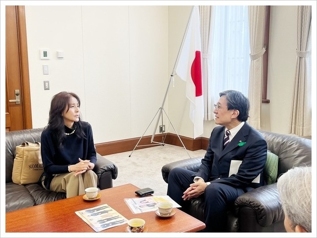 京都市の松井孝治市長を表敬訪問