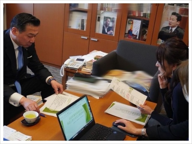 自民党、立憲民主党議員面談