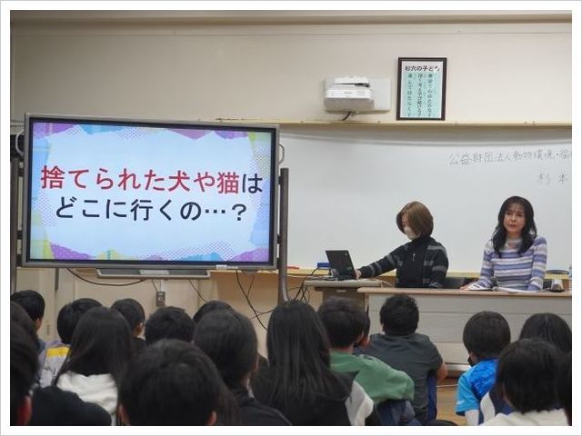 杉並第六小学校出前授業
