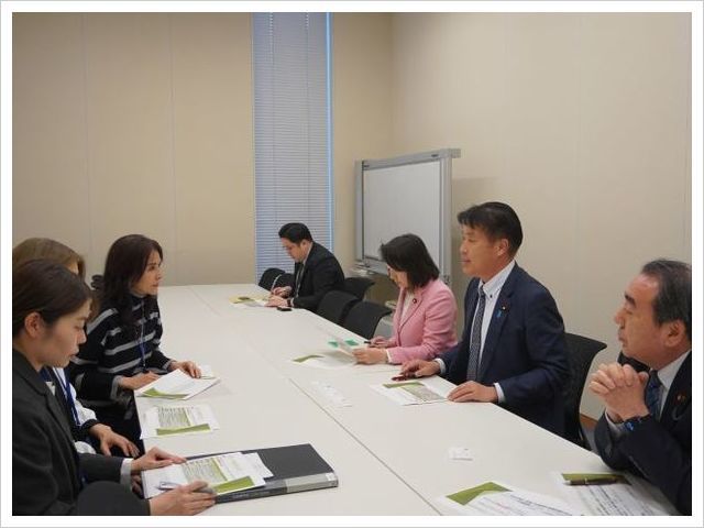 公明党動物愛護管理推進委員 面談