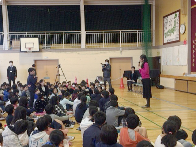 いのち輝くこどもMIRAIプロジェクトin 昭島市立武蔵野小学校