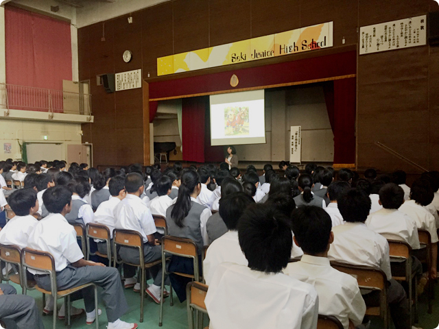 いのち輝くこどもMIRAIプロジェクトin 練馬区立関中学校