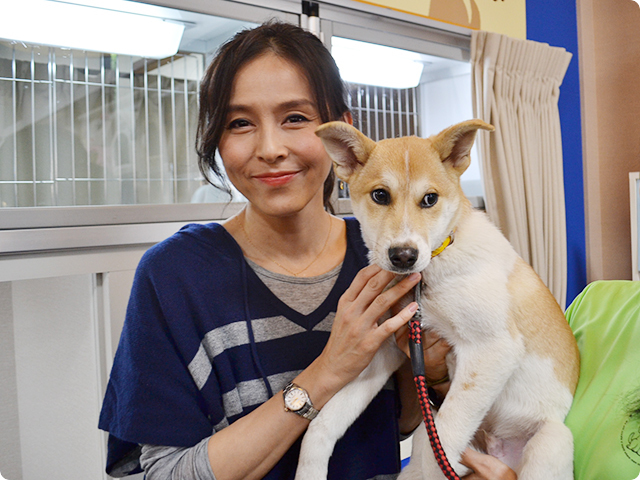 岡山ペットショップ杉本彩視察