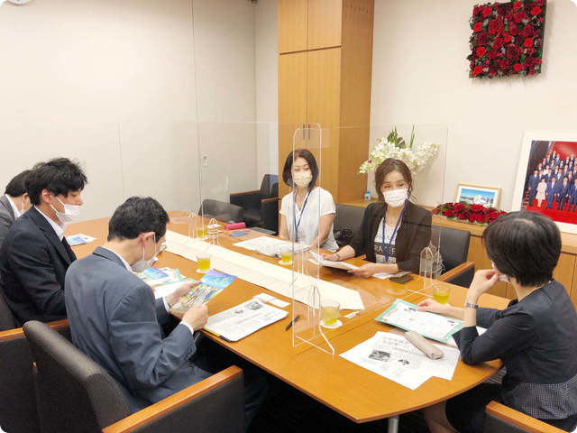 文科省鰐渕洋子政務官面談