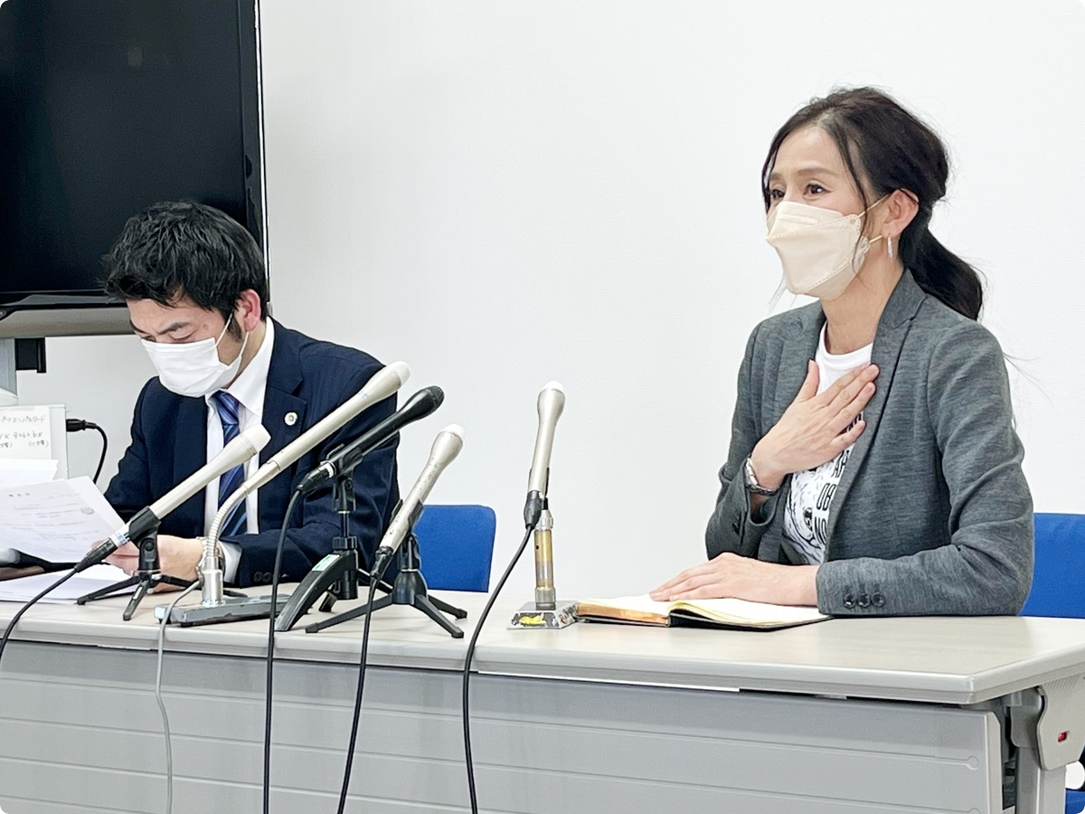 アニマル桃太郎初公判後記者会見