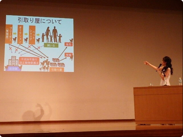 恵泉女学園「こえる」動物愛護講演会　理事長杉本彩
