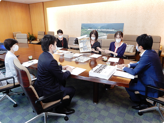 環境省小泉大臣面談