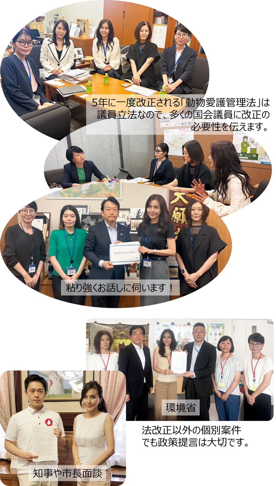 国会議員、知事・市長、関係省庁面談