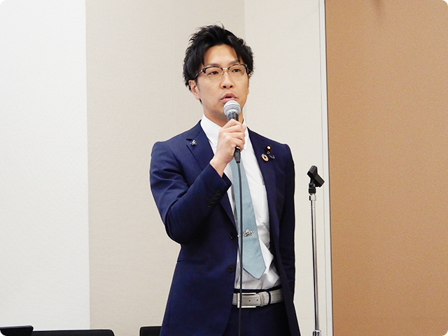 立憲民主党　堀越啓仁先生