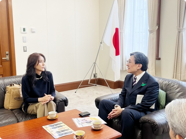 京都市の松井孝治市長を表敬訪問