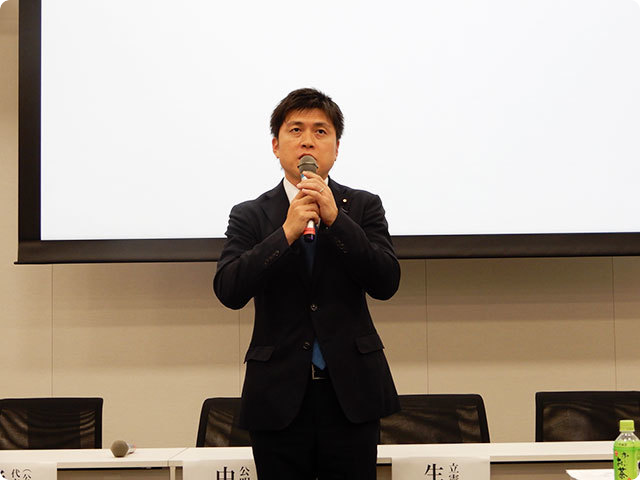民進党衆議院議員 松野頼久様