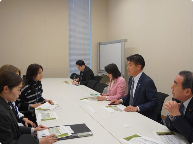 公明党動物愛護管理推進委員 面談