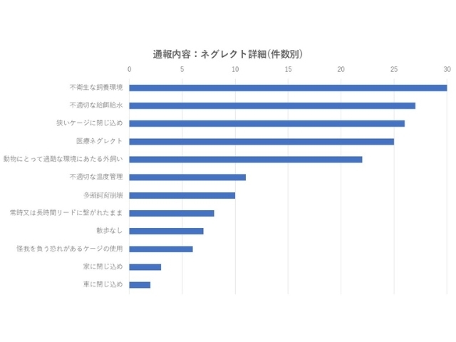 ネグレクトの主な内容