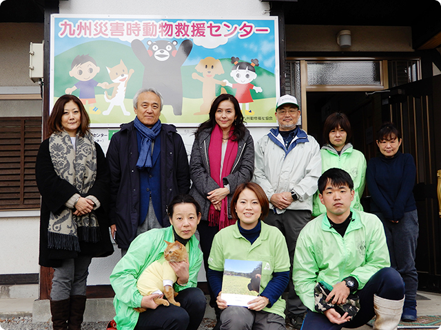 九州災害時動物救援センター視察