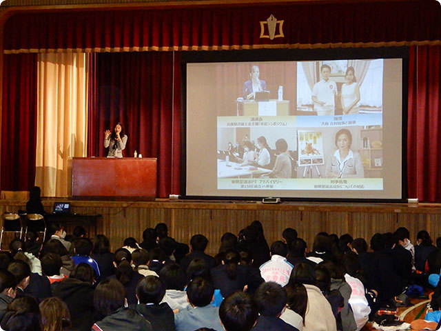 いのち輝くこどもMIRAIプロジェクトin池田市立北豊島中学校