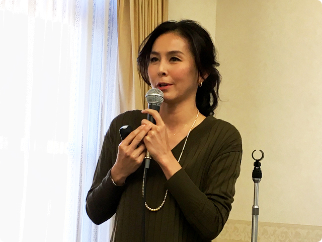 エシカル朝食　理事長杉本彩