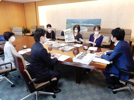 環境省小泉大臣面談